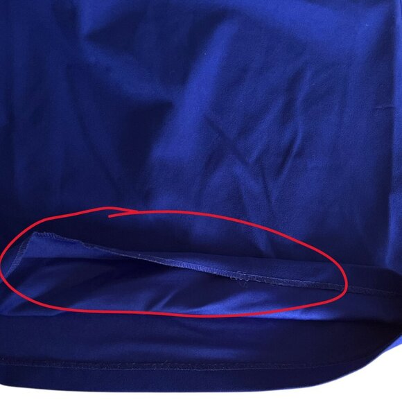 Calvin Klein Womens One Shoulder Dress Size 2 Blue Party Cocktail Event Occasion - Picture 8 of 8